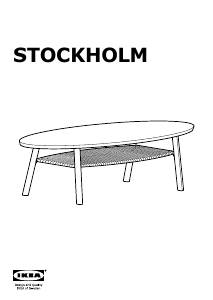 Руководство IKEA STOCKHOLM Кофейный столик