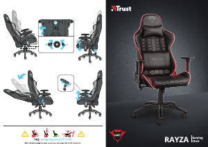 Посібник Trust 23377 Rayza Офісний стілець