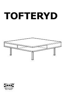 Használati útmutató IKEA TOFTERYD Dohányzóasztal