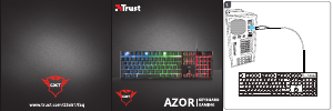 Manual Trust 23651 Azor Tastatură
