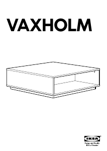 Kullanım kılavuzu IKEA VAXHOLM Sehpa