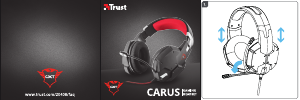 説明書 Trust 20408 Carus ヘッドセット