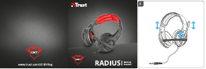 كتيب Trust 21187 Radius مجموعة الرأس