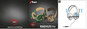 Bruksanvisning Trust 22207 Radius Headsett