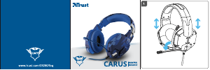 사용 설명서 Trust 23249 Carus 헤드셋