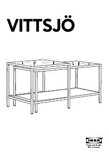 Bruksanvisning IKEA VITTSJO Kaffebord