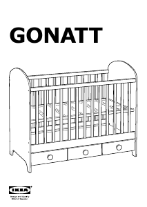 Priručnik IKEA GONATT Kolijevka