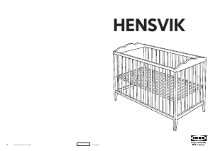 Εγχειρίδιο IKEA HENSVIK Κούνια μωρού