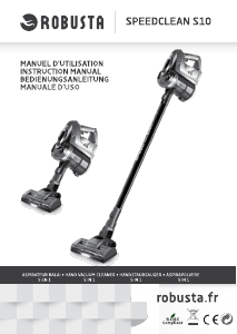 Manual Robusta Speedclean S10 Vacuum Cleaner