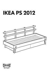 Kasutusjuhend IKEA PS 2012 Kušett