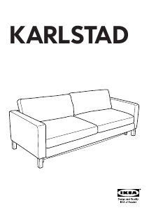 Maestro Gemarkeerd Zwakheid Handleiding IKEA KARLSTAD Slaapbank