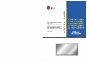 Manuale LG MZ-60PZ13 Plasma televisore
