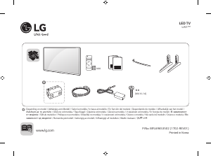 Manual LG 43LJ515V-ZD LED Television