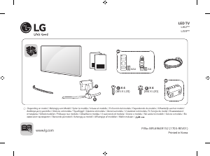 Manual LG 43LJ624V LED Television