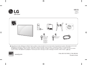 Manuale LG 55UJ620V LED televisore