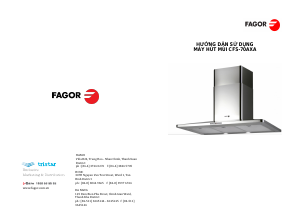 Hướng dẫn sử dụng Fagor CFS-70AXA Mũ đầu bếp