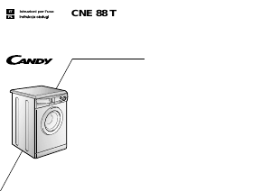 Manuale Candy CNE 88 T Lavatrice