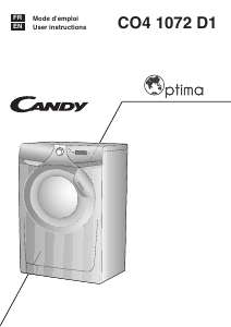 Manual Candy CO4 1072D1/2-S Washing Machine