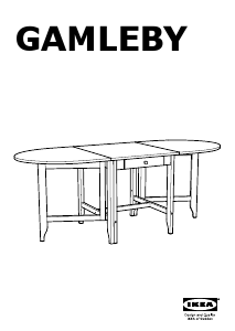 Manual IKEA GAMLEBY Dining Table