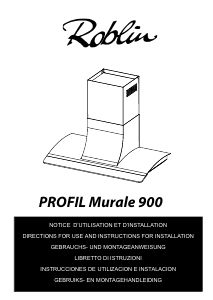 Manual de uso Roblin Profil Murale 900 Campana extractora