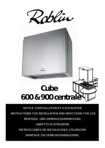 Manual de uso Roblin Cube 900 Centrale Campana extractora