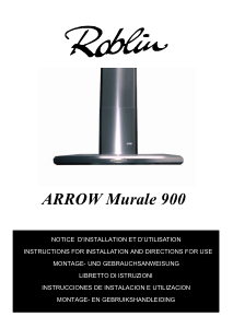 Manual de uso Roblin Arrow Murale 900 Campana extractora