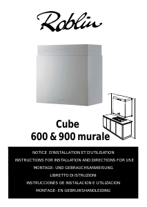 Manuale Roblin Cube 600 Murale Cappa da cucina