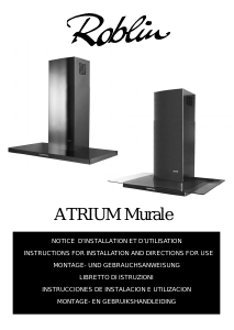 Manual Roblin Atrium Murale Cooker Hood