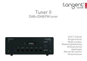 Manual de uso Tangent Tuner II Sintonizador