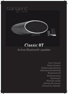 Manual de uso Tangent Classic BT Altavoz