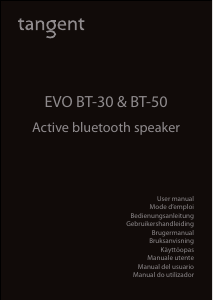 Manual de uso Tangent EVO BT-50 Altavoz