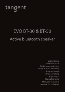 Mode d’emploi Tangent EVO BT-30 Haut-parleur
