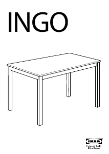 Mode d’emploi IKEA INGO Table de salle à manger