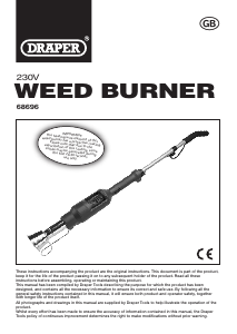 Manual Draper G/WB2000D Weed Burner