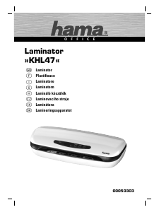 Handleiding Hama KHL47 Lamineermachine