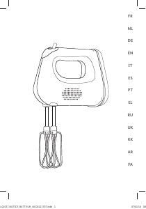 Handleiding SEB HT300101 Handmixer