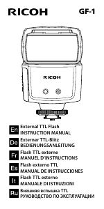 Manuale Ricoh GF-1 Flash