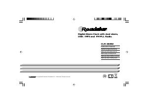 Handleiding Roadstar CLR-2630U Wekkerradio