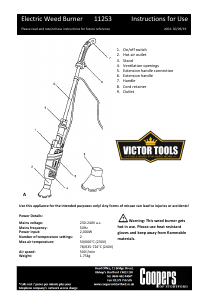 Manual Victor Tools MJHG017 Weed Burner