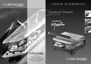 Mode d’emploi Riviera and Bar QD 474 A Grill