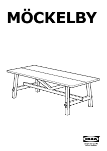 Manual IKEA MOCKELBY Masă bucătărie