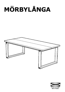사용 설명서 이케아 MORBYLANGA 식탁