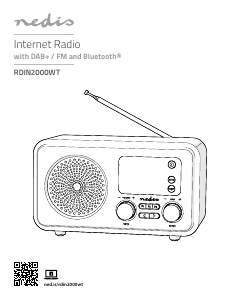 Manual Nedis RDIN2000WT Radio