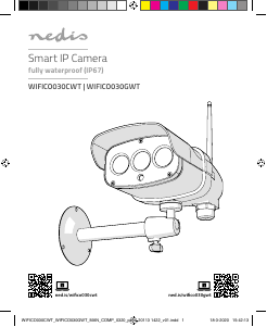 Instrukcja Nedis WIFICO030GWT Kamera IP