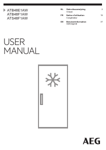Handleiding AEG ATS48F1AW Vriezer