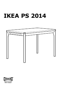 Kullanım kılavuzu IKEA PS 2014 Yemek masası