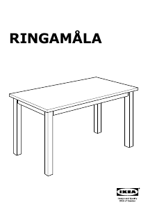 Manual IKEA RINGAMALA Dining Table
