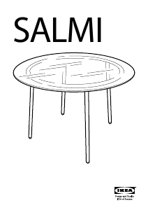 Manual IKEA SALMI Masă bucătărie