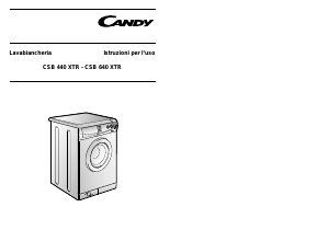 Manuale Candy CSB 440 XTRI Lavatrice