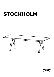 Bruksanvisning IKEA STOCKHOLM Spisebord